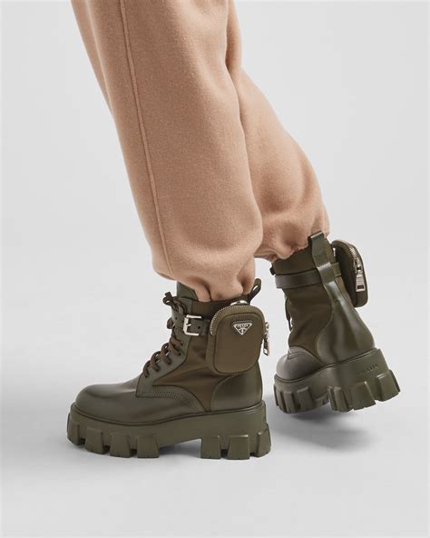 prada military boots.